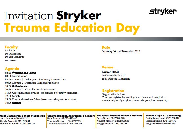 Stryker Trauma Education day bvot